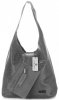 Bőr táska shopper bag Vittoria Gotti szürke V8804